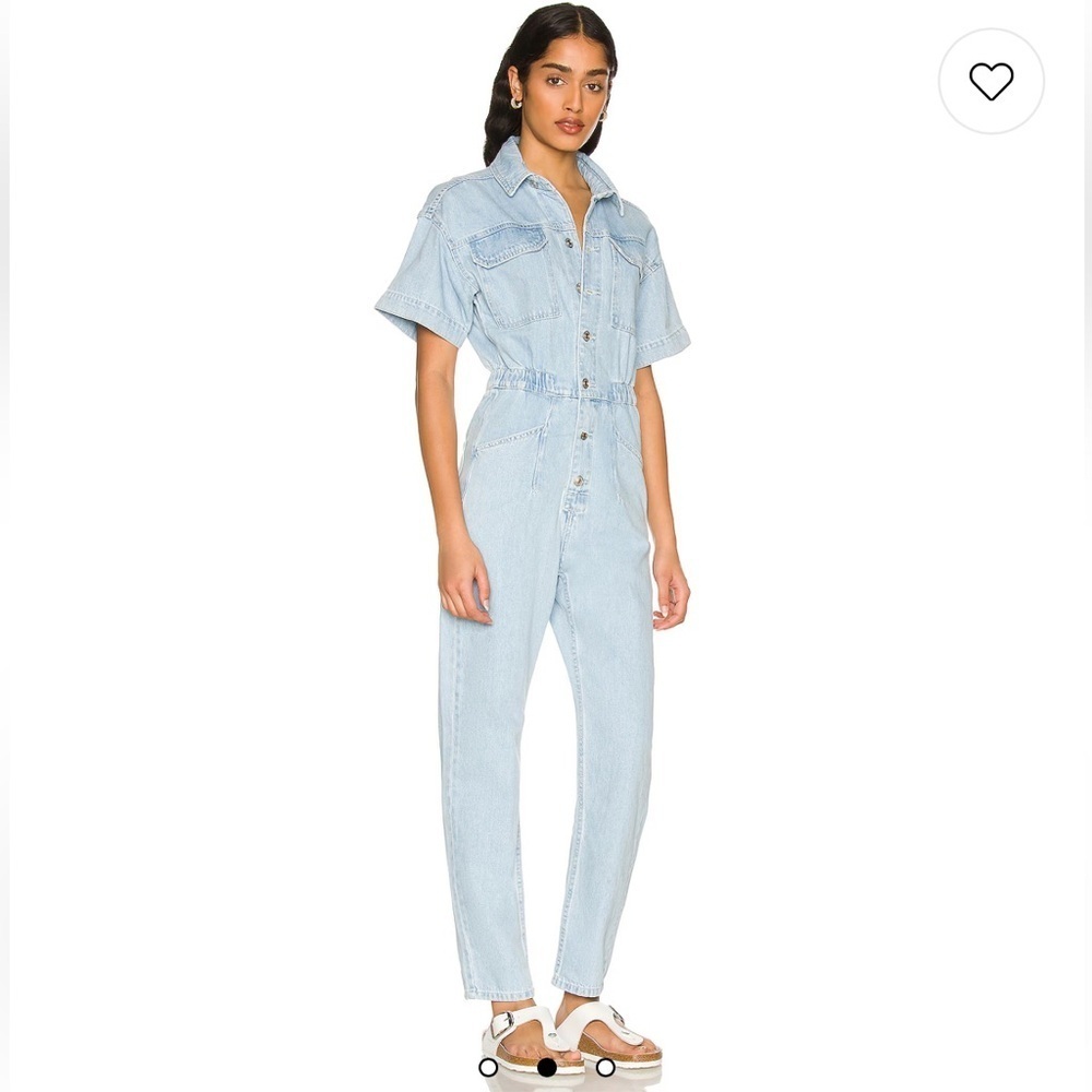Free People x We the Free Marci Denim Jumpsuit - Picture 15 of 16